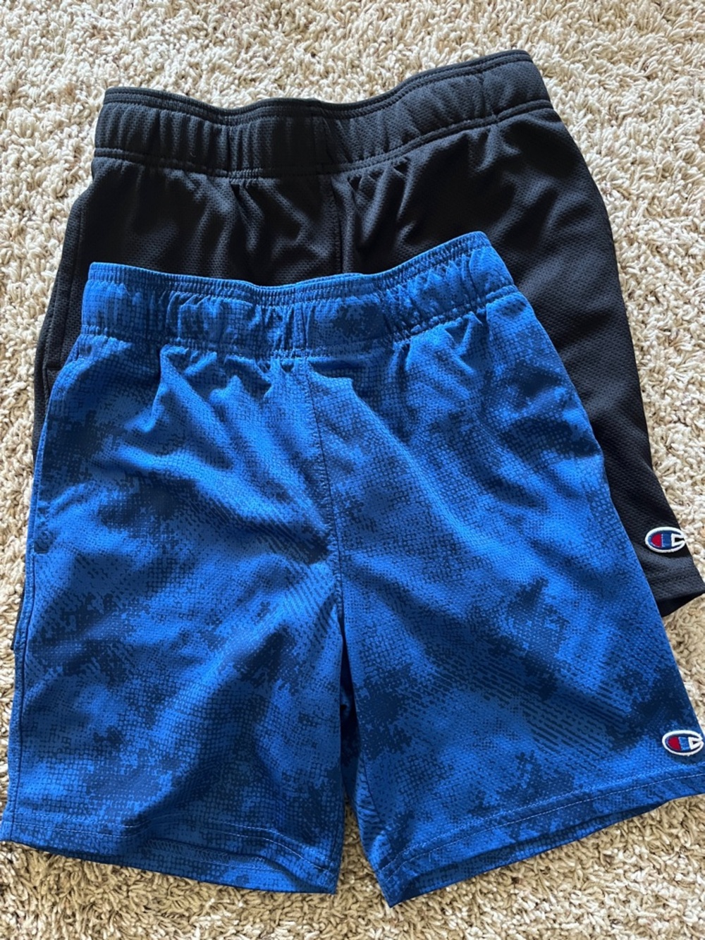 Champion Kids Athletic Shorts - Blue & Black